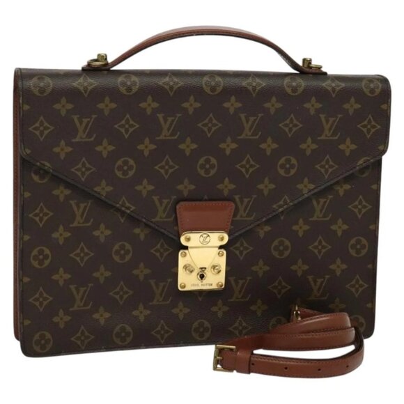 LOUIS VUITTON Monogram Porte Documents Bandouliere Bag M53338 LV Auth bs27490 - Picture 1 of 16